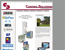 Tablet Screenshot of controlsolution.com